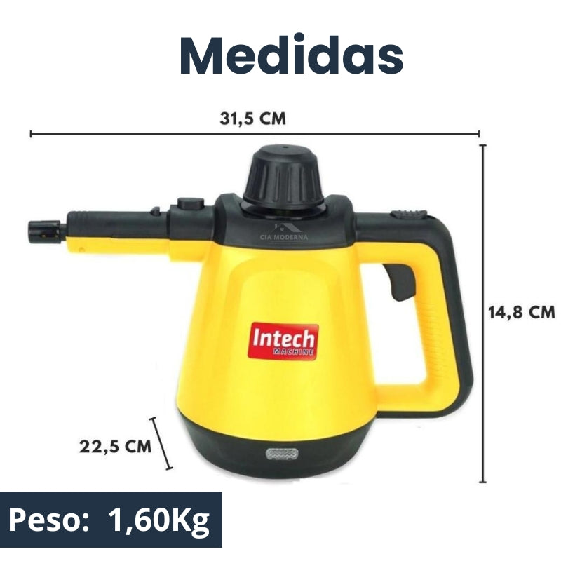 Limpador à Vapor + 9 acessórios + Frete Grátis na sua 1ª compra
